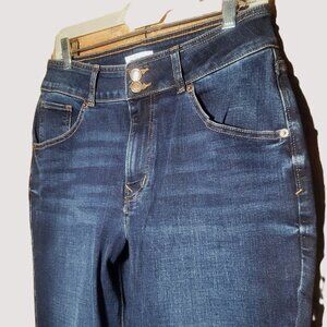 M Jeans by Maurices High-Waisted Jeans Slim Boot Dark Wash - Size 10